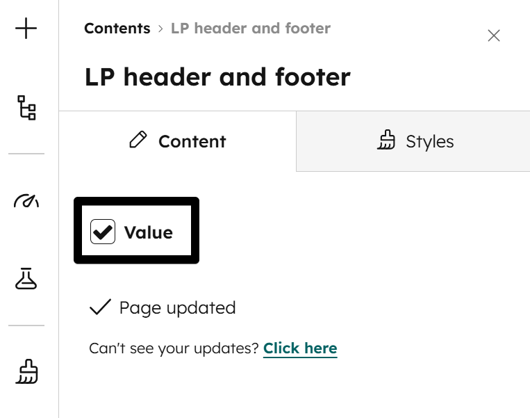 Act3 Page Settings Lp Header And Footer Value
