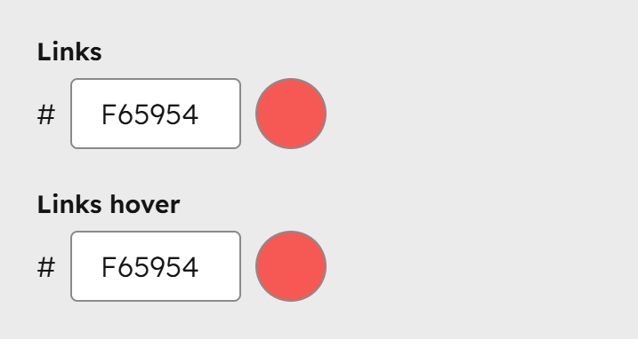 Act3 Theme Settings Color Links