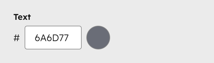 Act3 Theme Settings Color Text