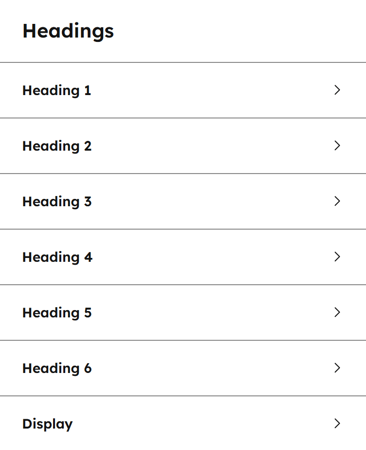Act3 Theme Settings Typography Headings